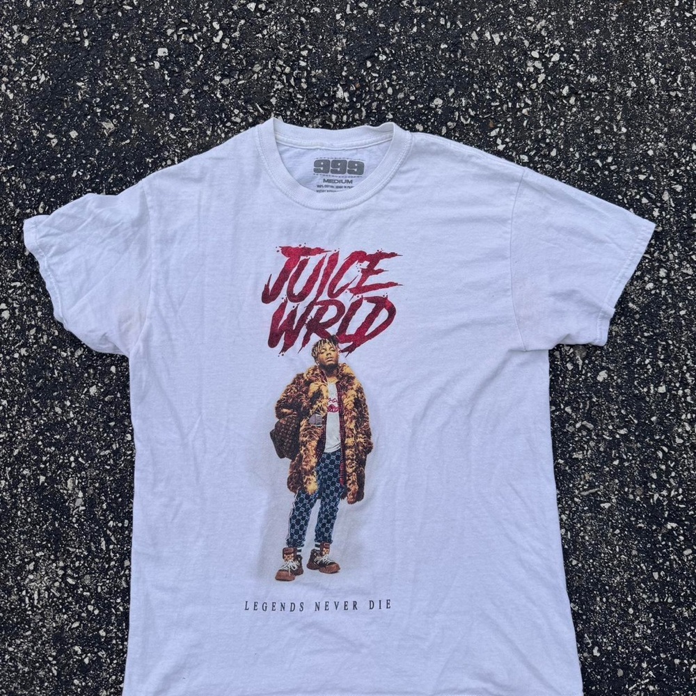 Juice WRLD White Graphic T-Shirt